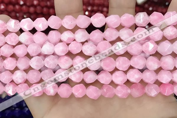 CCN5236 15 inches 8mm faceted nuggets candy jade beads