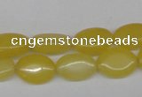 CCN525 15.5 inches 10*14mm oval candy jade beads wholesale