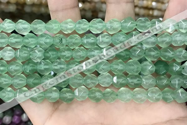 CCN5259 15 inches 8mm faceted nuggets candy jade beads