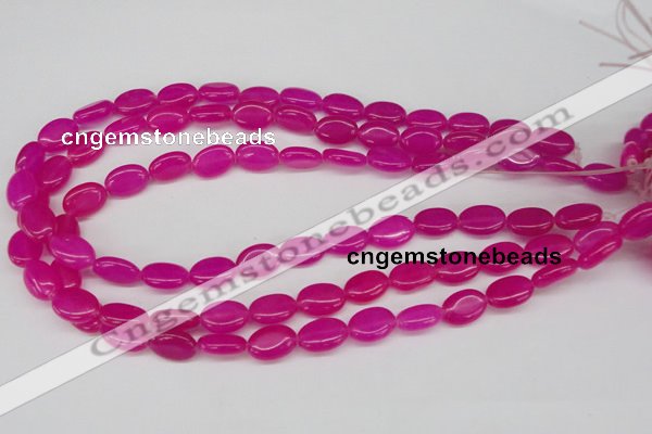 CCN527 15.5 inches 10*14mm oval candy jade beads wholesale