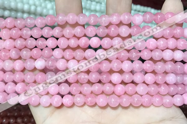 CCN5277 15 inches 6mm round candy jade beads Wholesale