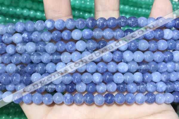 CCN5285 15 inches 6mm round candy jade beads Wholesale