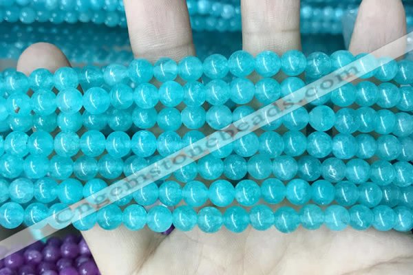 CCN5289 15 inches 6mm round candy jade beads Wholesale