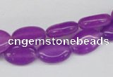 CCN529 15.5 inches 10*14mm oval candy jade beads wholesale