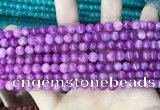 CCN5295 15 inches 6mm round candy jade beads Wholesale