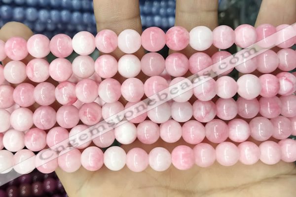 CCN5331 15 inches 8mm round candy jade beads Wholesale