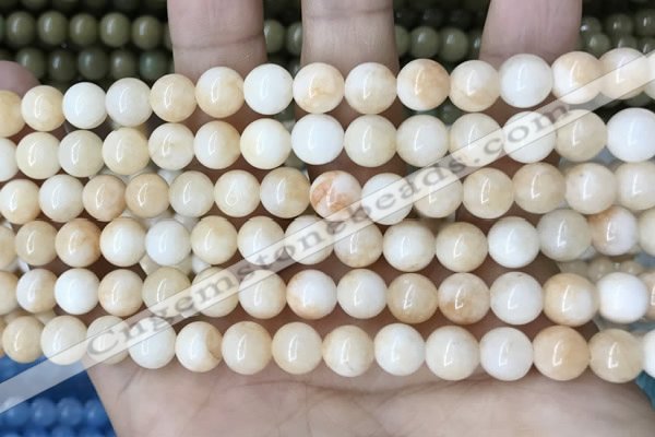 CCN5341 15 inches 8mm round candy jade beads Wholesale