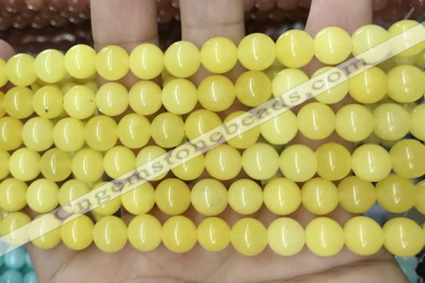 CCN5348 15 inches 8mm round candy jade beads Wholesale
