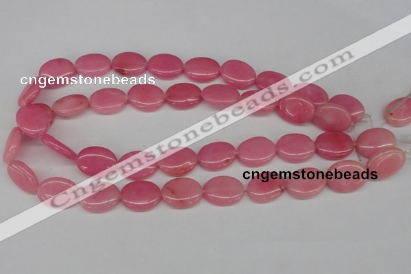 CCN536 15.5 inches 15*20mm oval candy jade beads wholesale