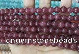 CCN5368 15 inches 8mm round candy jade beads Wholesale