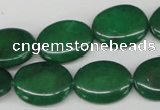 CCN539 15.5 inches 15*20mm oval candy jade beads wholesale