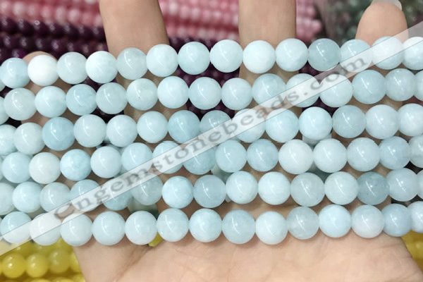 CCN5396 15 inches 8mm round candy jade beads Wholesale