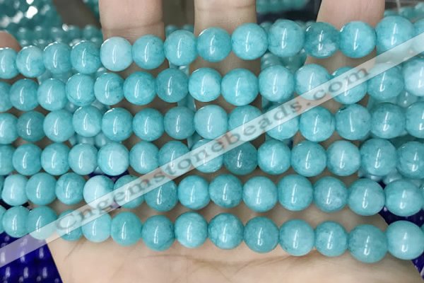 CCN5401 15 inches 8mm round candy jade beads Wholesale