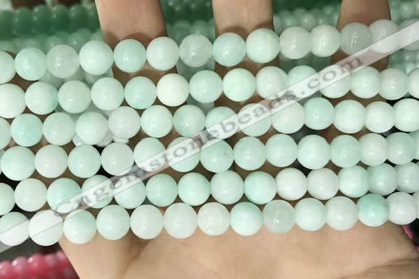 CCN5406 15 inches 8mm round candy jade beads Wholesale