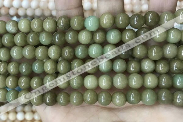 CCN5415 15 inches 8mm round candy jade beads Wholesale