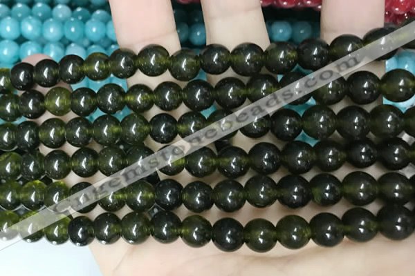 CCN5423 15 inches 8mm round candy jade beads Wholesale