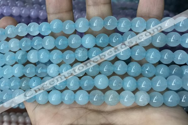 CCN5431 15 inches 8mm round candy jade beads Wholesale