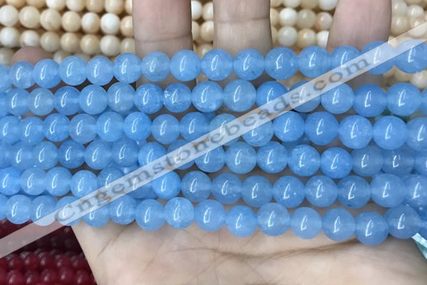 CCN5434 15 inches 8mm round candy jade beads Wholesale