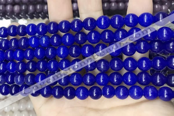 CCN5436 15 inches 8mm round candy jade beads Wholesale