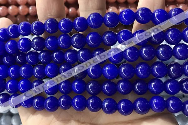 CCN5437 15 inches 8mm round candy jade beads Wholesale