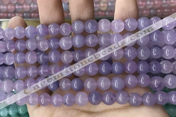 CCN5444 15 inches 8mm round candy jade beads Wholesale