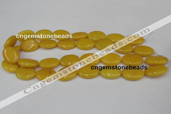 CCN545 15.5 inches 18*25mm oval candy jade beads wholesale