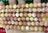CCN5474 15 inches 8mm round candy jade beads Wholesale