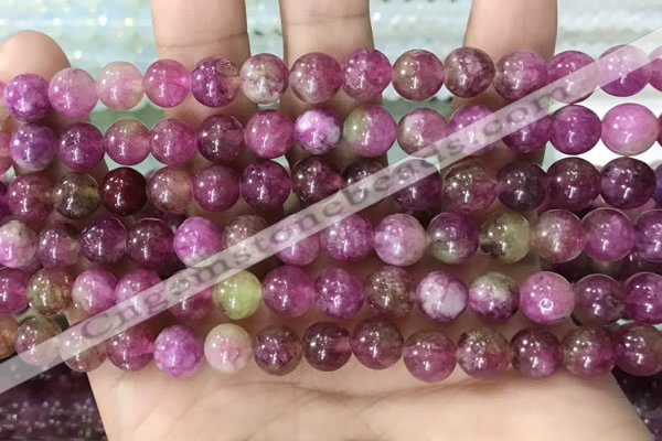 CCN5478 15 inches 8mm round candy jade beads Wholesale