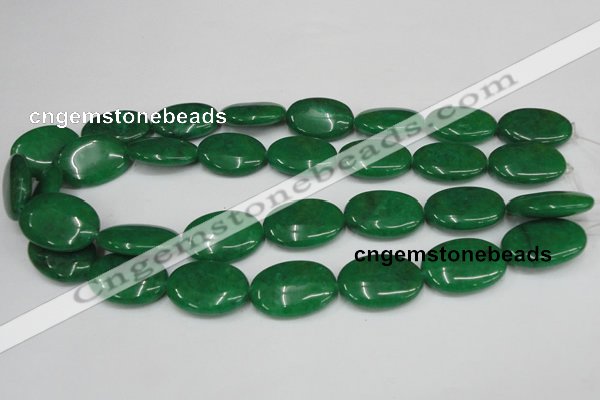 CCN548 15.5 inches 18*25mm oval candy jade beads wholesale