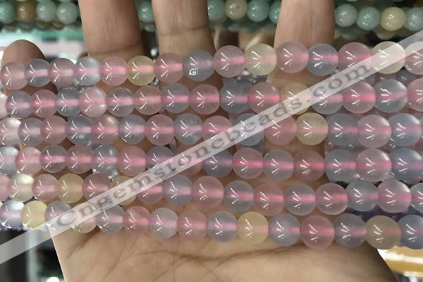 CCN5491 15 inches 8mm round candy jade beads Wholesale