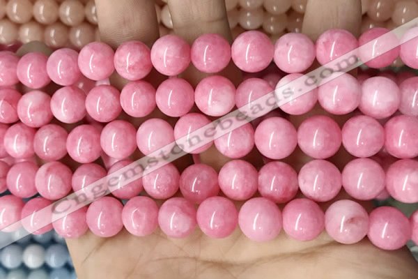 CCN5534 15 inches 8mm round candy jade beads Wholesale