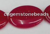 CCN555 15.5 inches 25*35mm oval candy jade beads wholesale