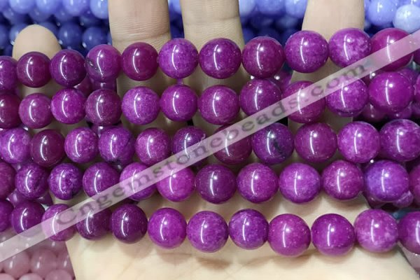 CCN5550 15 inches 8mm round candy jade beads Wholesale