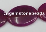 CCN557 15.5 inches 25*35mm oval candy jade beads wholesale