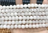 CCN5572 15 inches 8mm round matte candy jade beads Wholesale