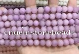 CCN5591 15 inches 8mm round matte candy jade beads Wholesale