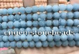 CCN5610 15 inches 8mm round matte candy jade beads Wholesale