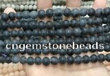 CCN5635 15 inches 8mm round matte candy jade beads Wholesale