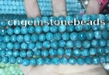 CCN5662 15 inches 8mm faceted round candy jade beads