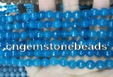 CCN5663 15 inches 8mm faceted round candy jade beads