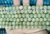 CCN5669 15 inches 8mm faceted round candy jade beads