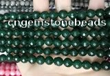 CCN5674 15 inches 8mm faceted round candy jade beads