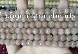 CCN5678 15 inches 8mm faceted round candy jade beads