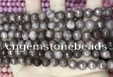 CCN5691 15 inches 8mm faceted round candy jade beads