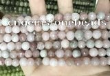 CCN5712 15 inches 8mm faceted round candy jade beads