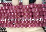 CCN5726 15 inches 8mm faceted round candy jade beads