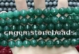 CCN5789 15 inches 10mm faceted round candy jade beads