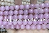 CCN5796 15 inches 10mm faceted round candy jade beads