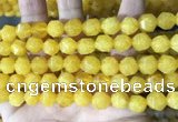 CCN5841 15 inches 8mm faceted nuggets candy jade beads Wholesale