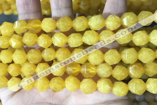 CCN5841 15 inches 8mm faceted nuggets candy jade beads Wholesale